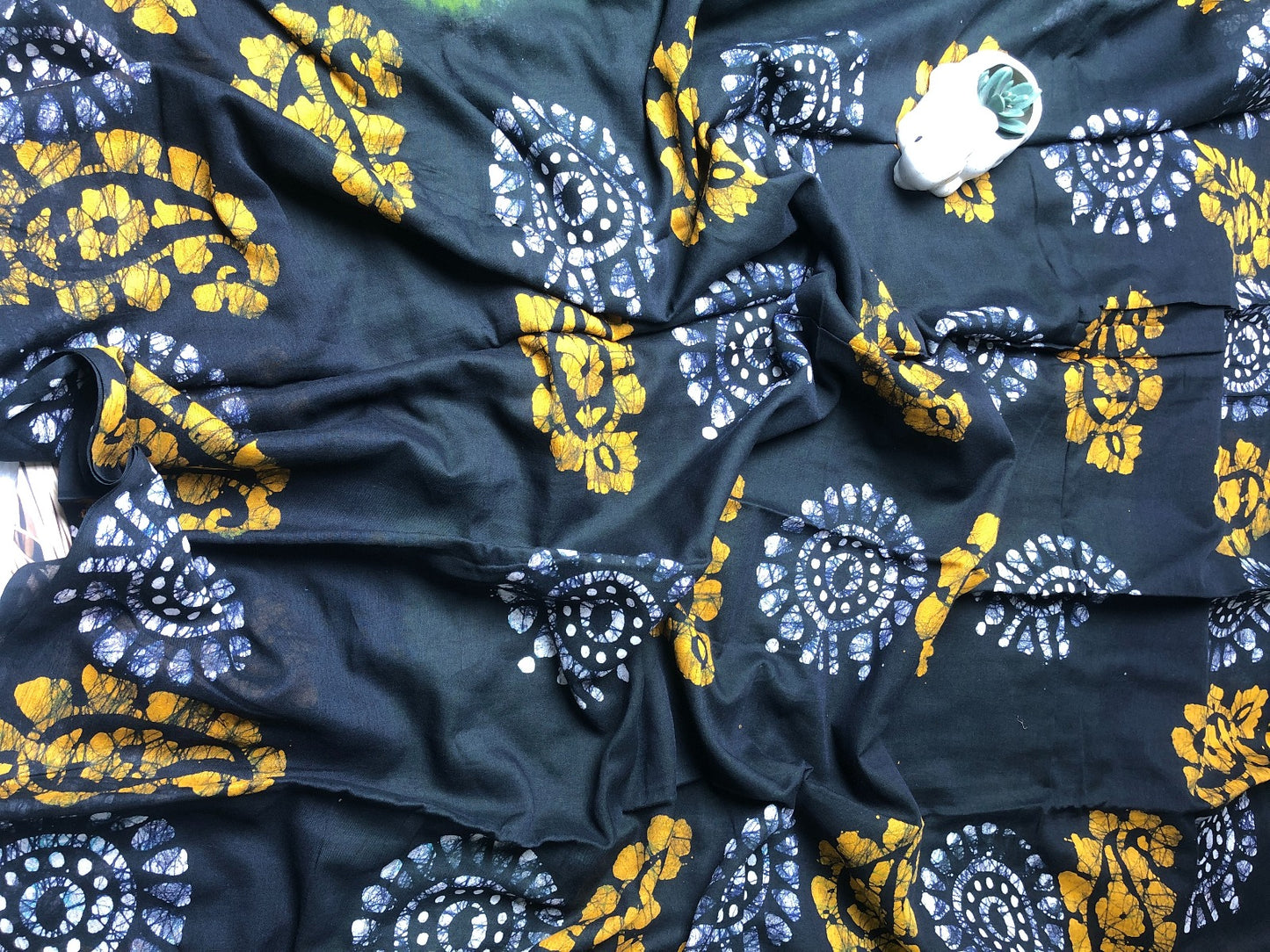 Cotton Saree with Battick Print